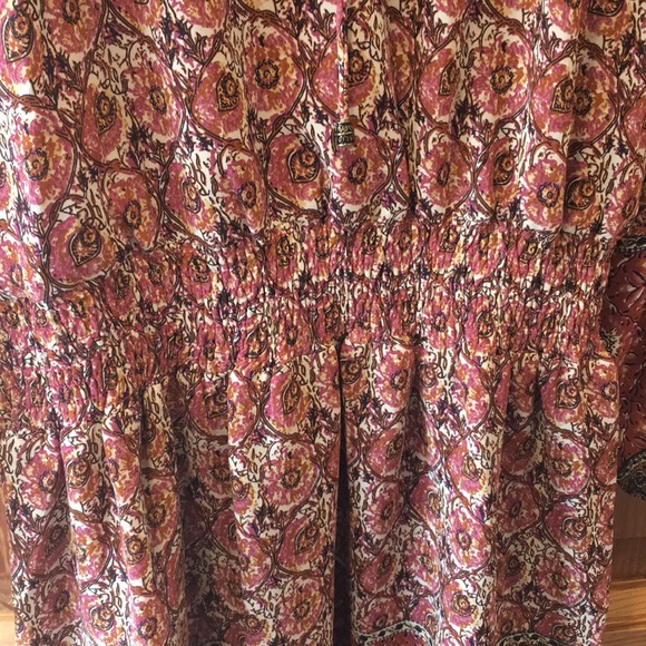 Dress Forum Boho Mini Dress with Smocked Waist, Size Small (NWOT) - Picture 3 of 9